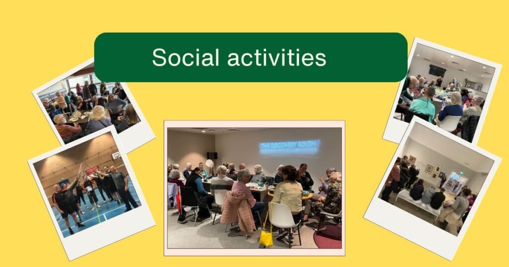 photos showing social activities